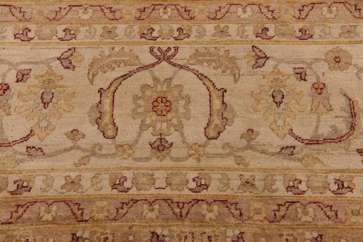 Detail image of 12' x 18' 6 Hand Knotted Peshawar Ziegler Rug