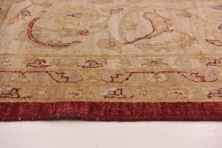 12' x 18' 6 Hand Knotted Peshawar Ziegler Rug