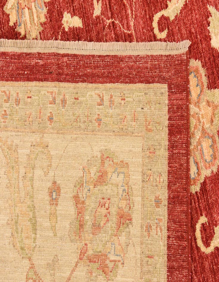 Detail image of 8' 3 x 9' 10  Hand Knotted Peshawar Ziegler Rug