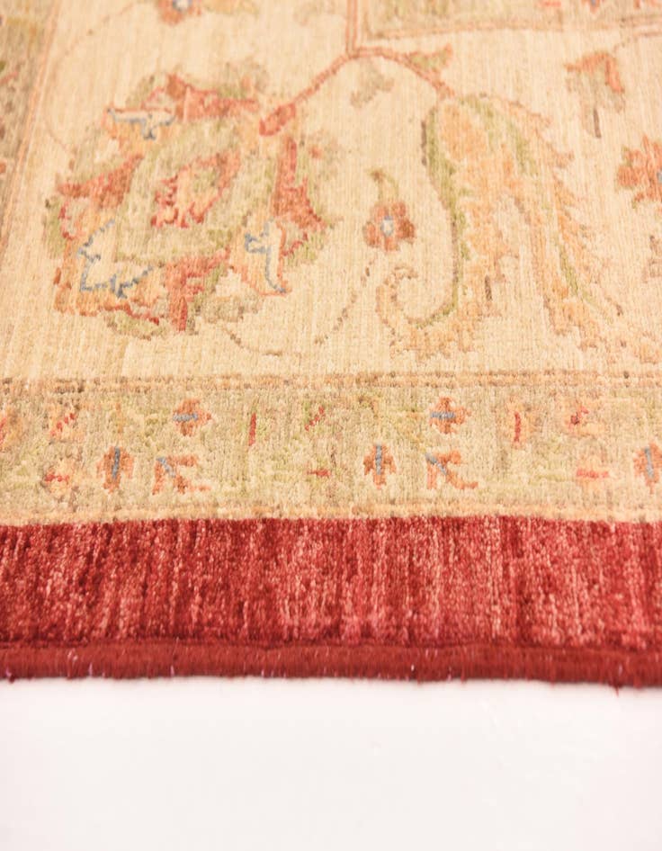 Detail image of 8' 3 x 9' 10  Hand Knotted Peshawar Ziegler Rug