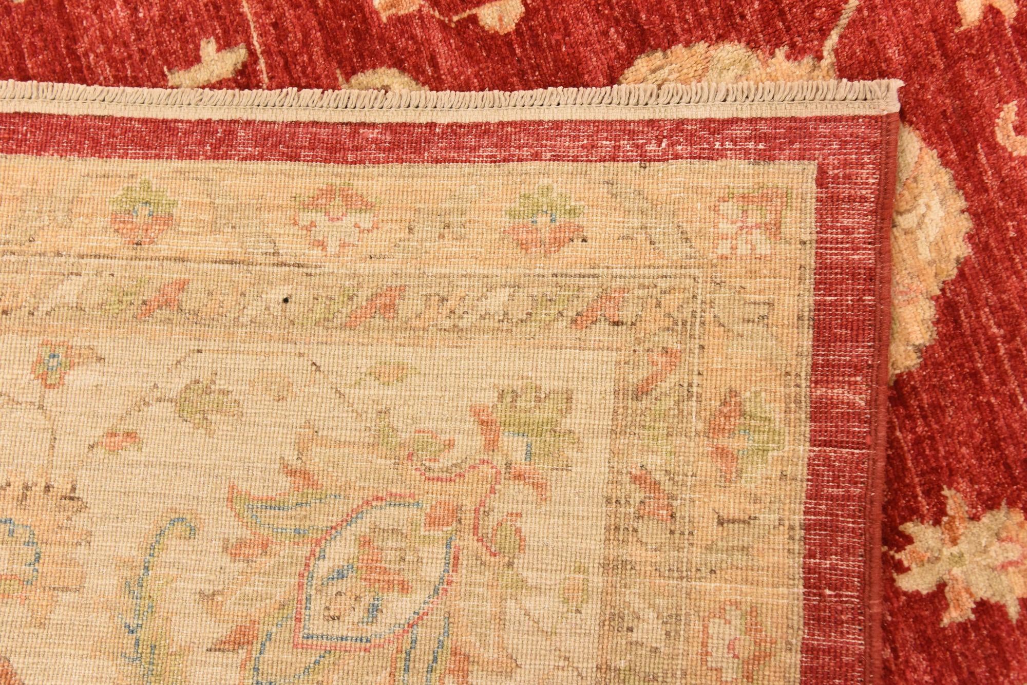 8' 4 x 11' 2 Hand Knotted Peshawar Ziegler Rug