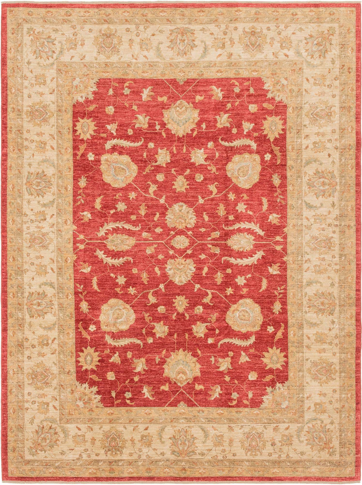 8' 4 x 11' 2 Hand Knotted Peshawar Ziegler Rug