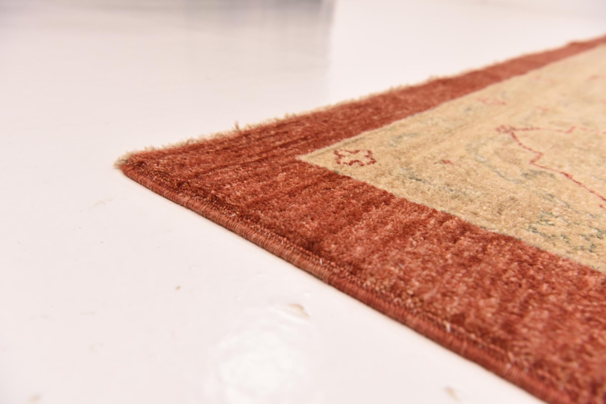 10' x 13' Hand Knotted Peshawar Ziegler Rug