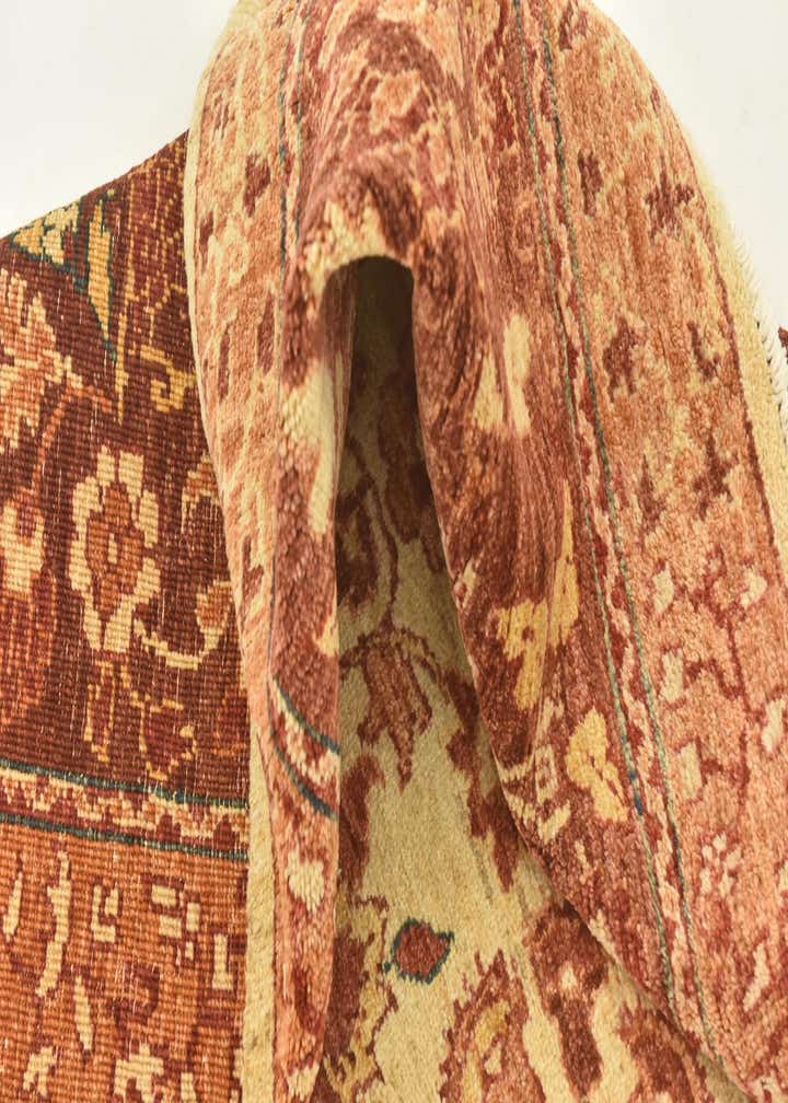 6' 8 x 8' 1 Hand Knotted Peshawar Ziegler Rug