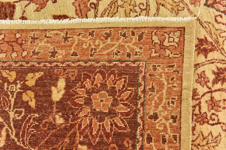 6' 8 x 8' 1 Hand Knotted Peshawar Ziegler Rug