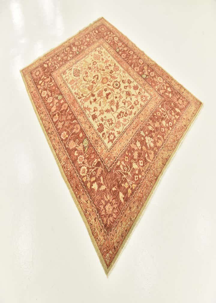 6' 8 x 8' 1 Hand Knotted Peshawar Ziegler Rug