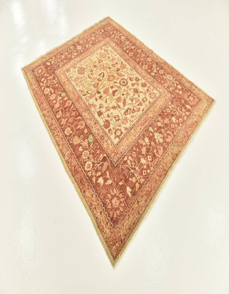 Detail image of 6' 8 x 8' 1 Hand Knotted Peshawar Ziegler Rug