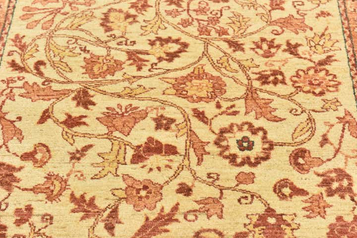 6' 8 x 8' 1 Hand Knotted Peshawar Ziegler Rug