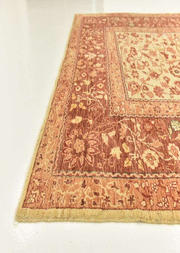 6' 8 x 8' 1 Hand Knotted Peshawar Ziegler Rug