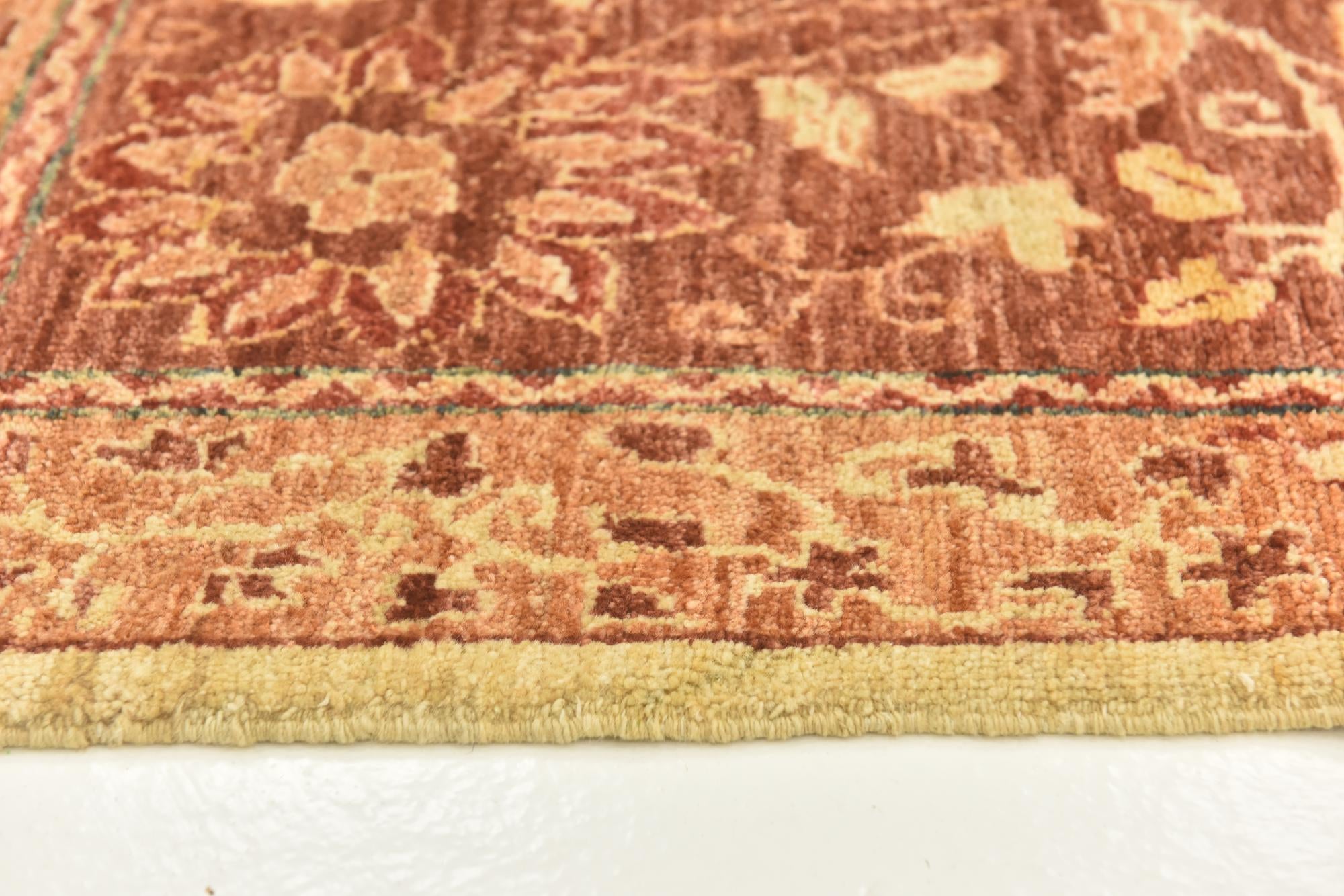 6' 8 x 8' 1 Hand Knotted Peshawar Ziegler Rug