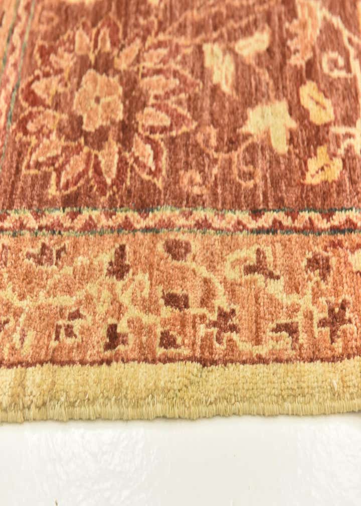 6' 8 x 8' 1 Hand Knotted Peshawar Ziegler Rug