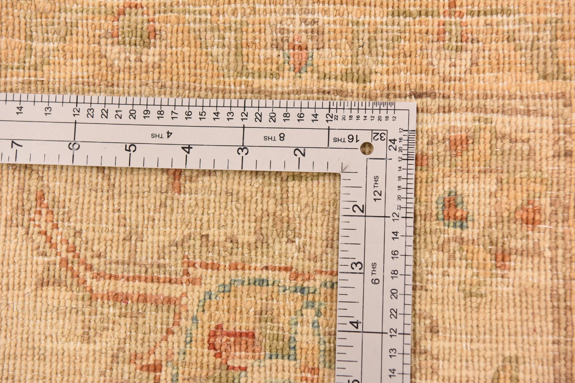 8' 7 x 9' 10 Hand Knotted Peshawar Ziegler Rug