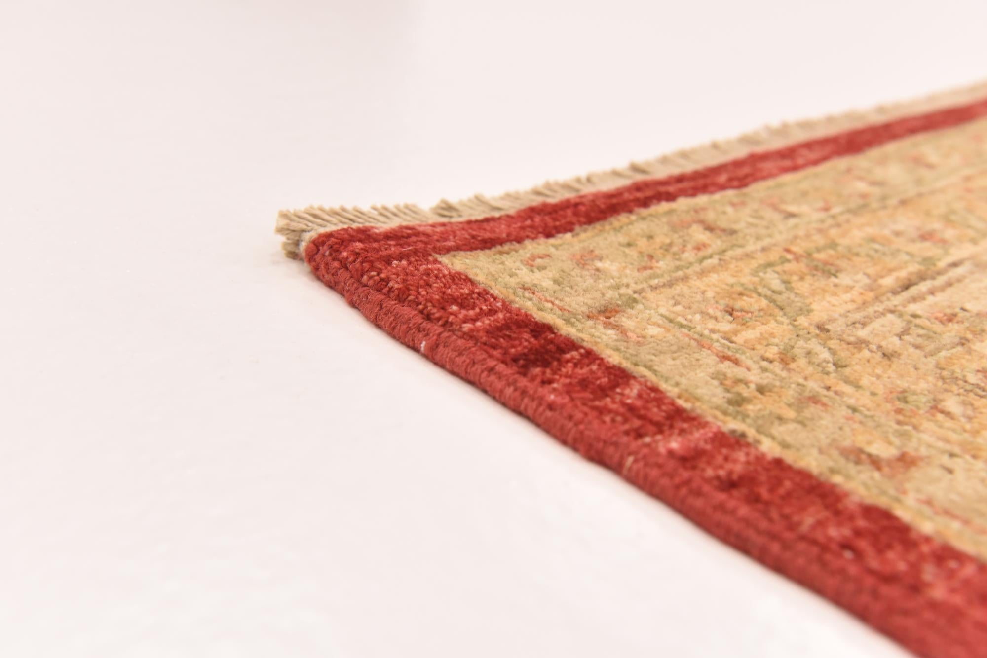 8' 7 x 9' 10 Hand Knotted Peshawar Ziegler Rug