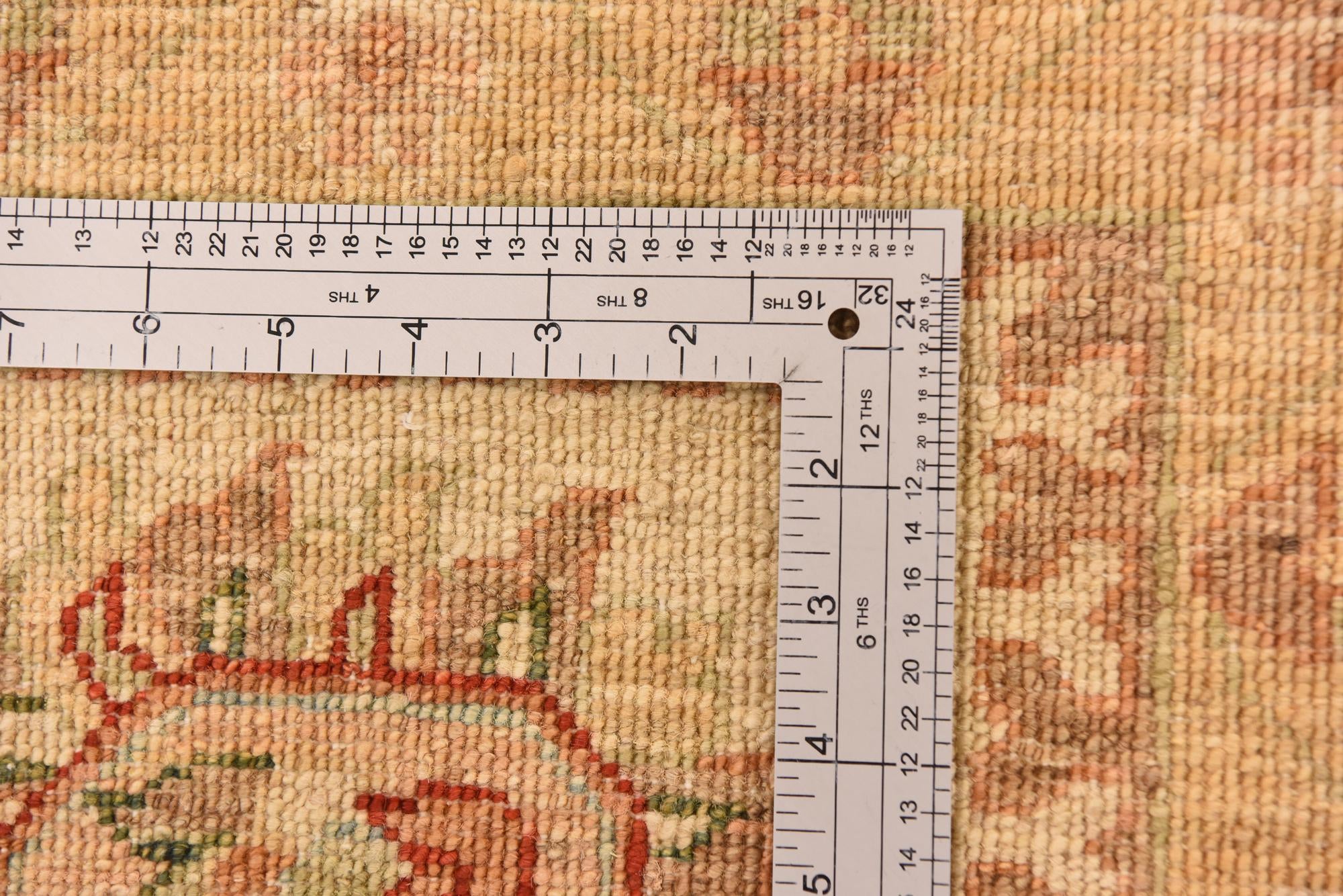 8' 3 x 9' 8 Hand Knotted Peshawar Ziegler Rug