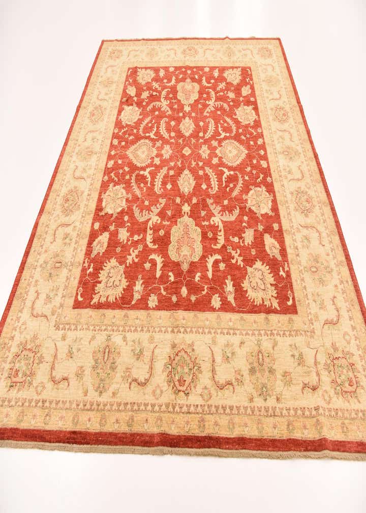 8' 3 x 9' 8 Hand Knotted Peshawar Ziegler Rug