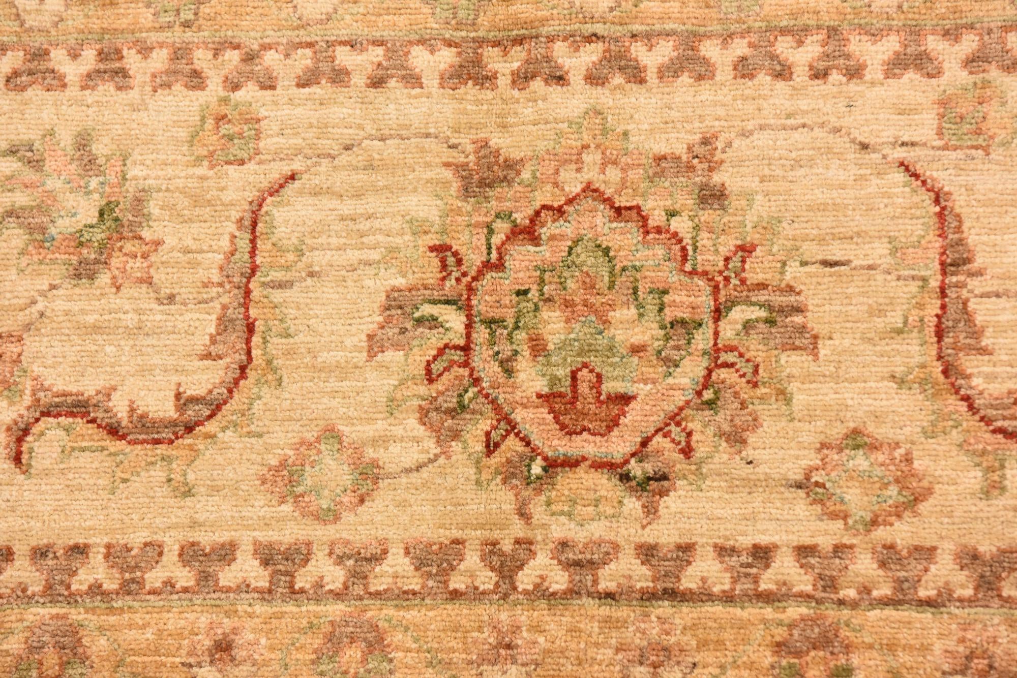 8' 3 x 9' 8 Hand Knotted Peshawar Ziegler Rug