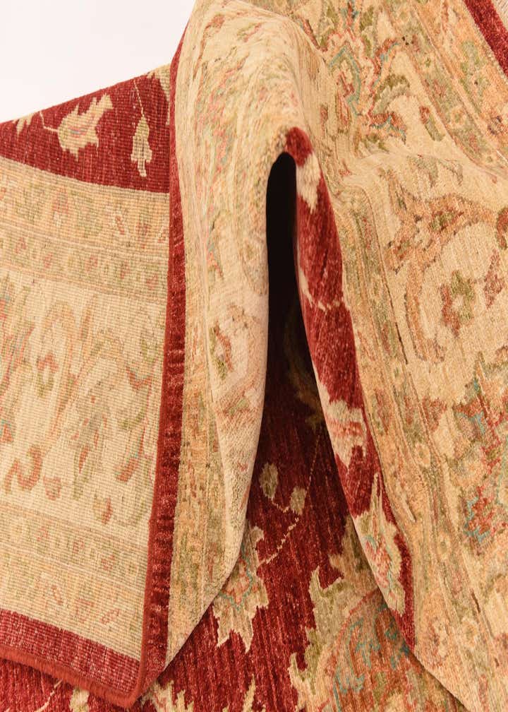 8' 5 x 9' 9 Hand Knotted Peshawar Ziegler Rug