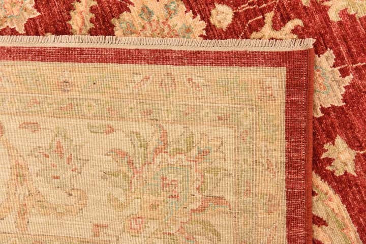 8' 5 x 9' 9 Hand Knotted Peshawar Ziegler Rug