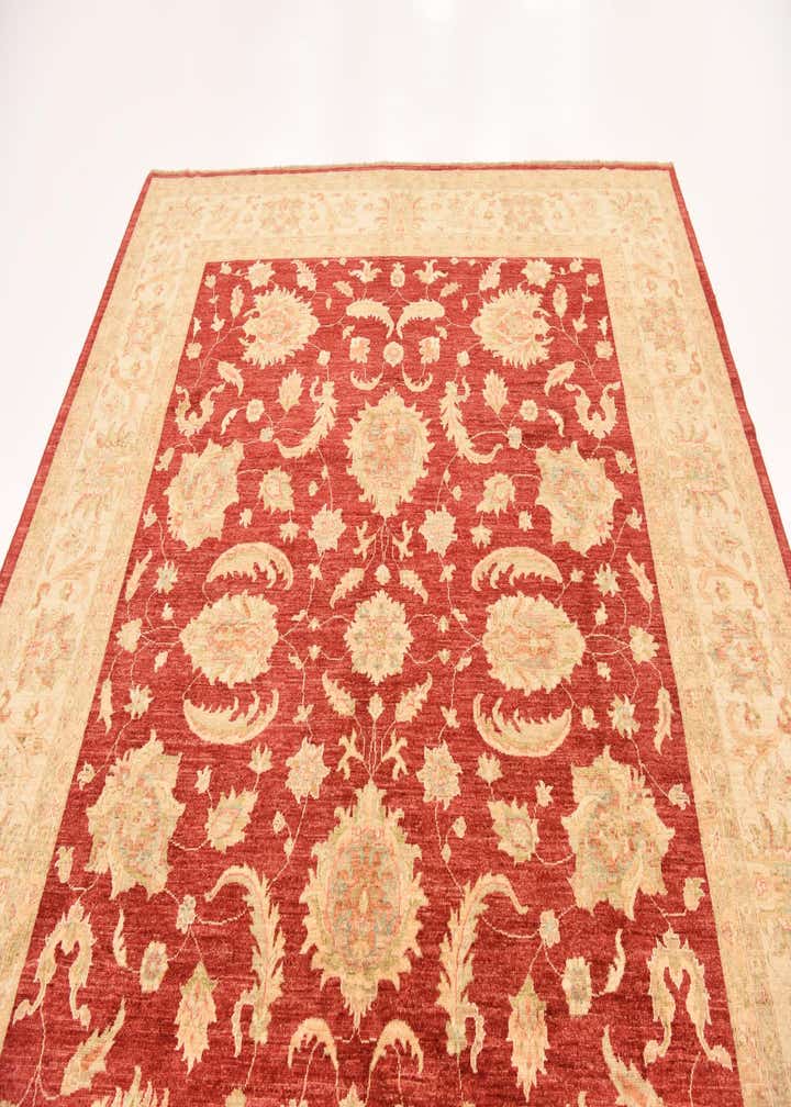 8' 5 x 9' 9 Hand Knotted Peshawar Ziegler Rug
