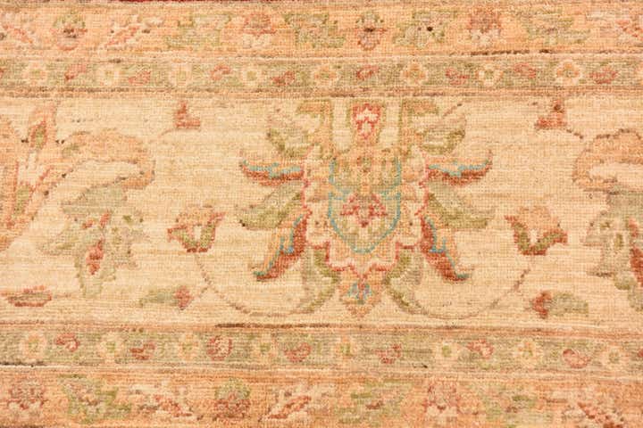 8' 5 x 9' 9 Hand Knotted Peshawar Ziegler Rug