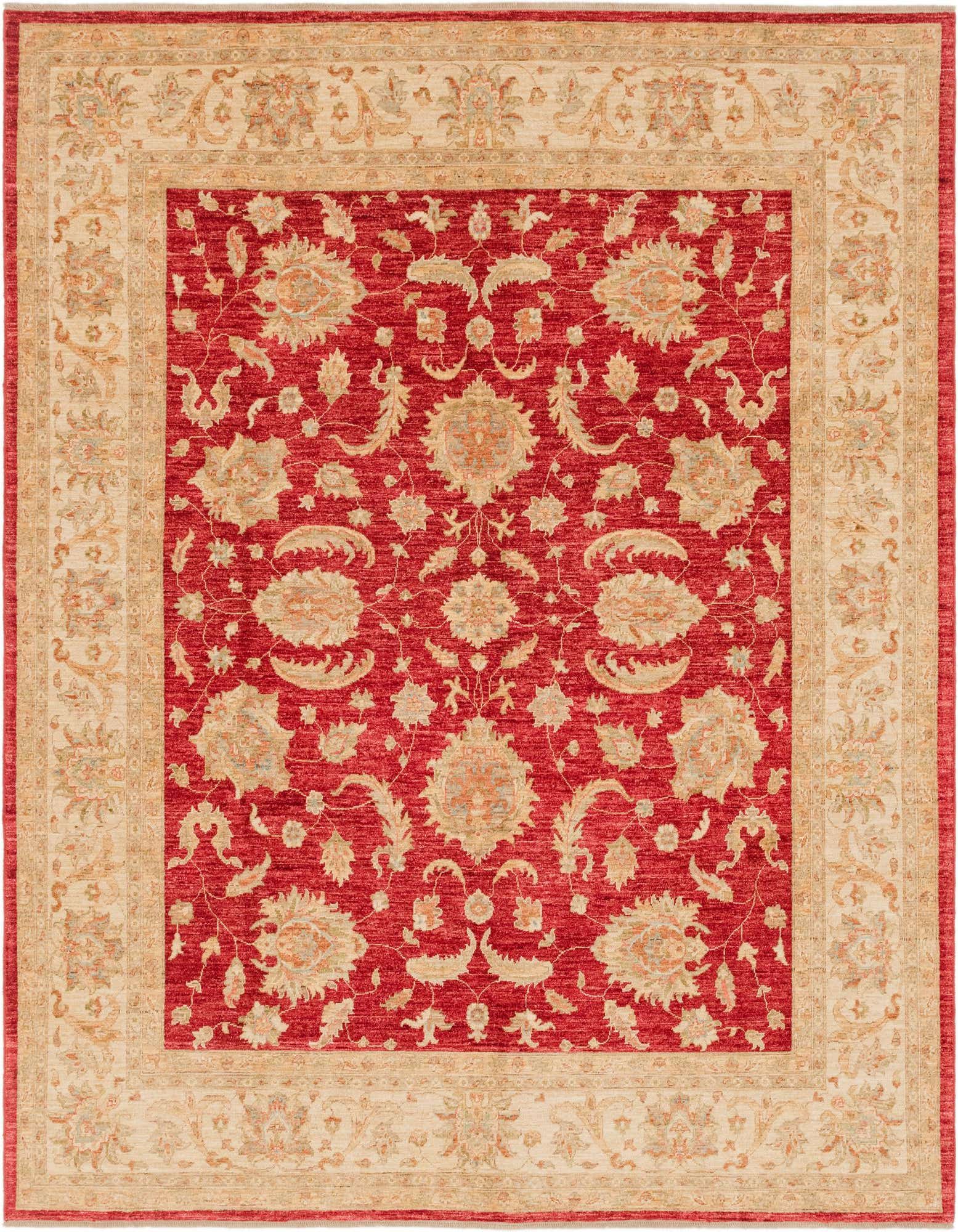 8' 5 x 9' 9 Hand Knotted Peshawar Ziegler Rug