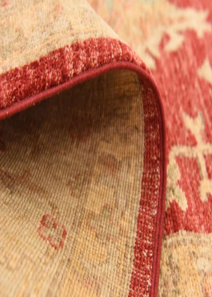 5' 8 x 8' Hand Knotted Peshawar Ziegler Rug