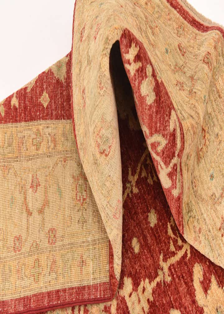 5' 8 x 8' Hand Knotted Peshawar Ziegler Rug