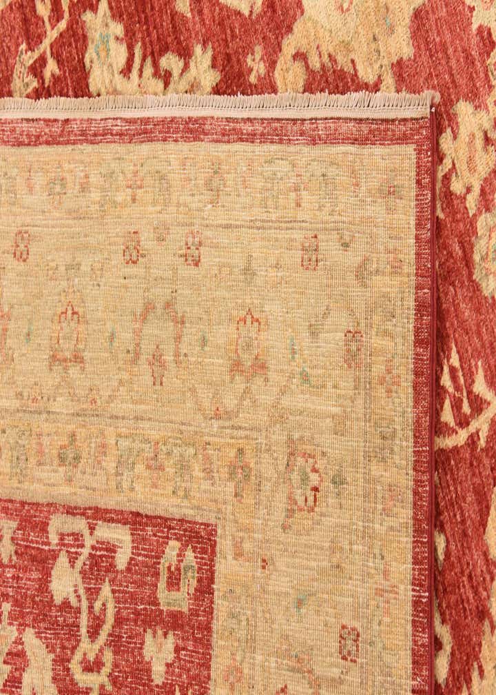 5' 8 x 8' Hand Knotted Peshawar Ziegler Rug