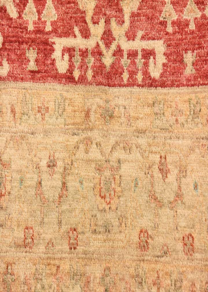 5' 8 x 8' Hand Knotted Peshawar Ziegler Rug