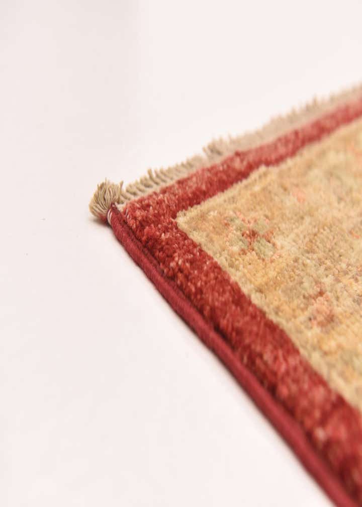 5' 8 x 8' Hand Knotted Peshawar Ziegler Rug