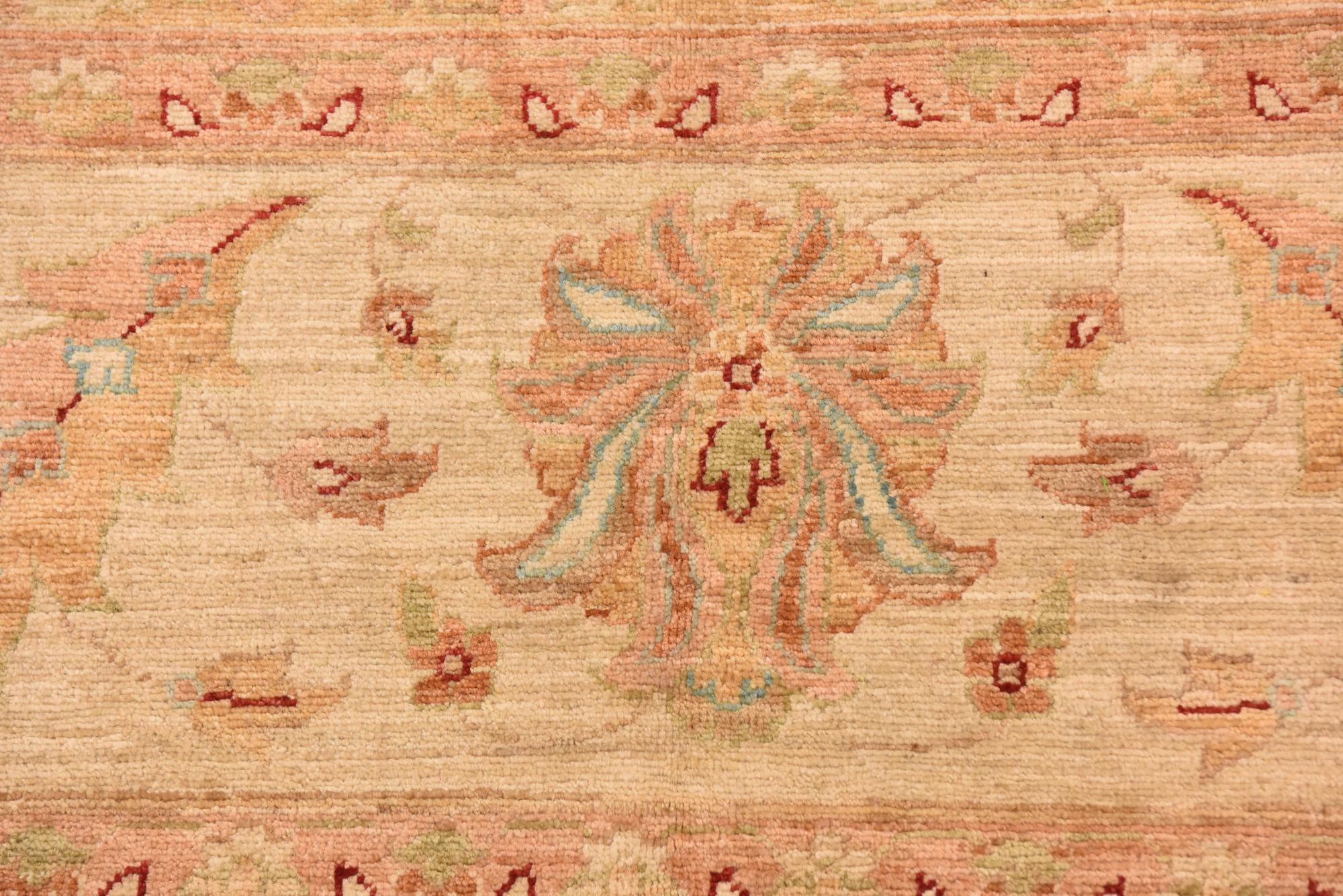 10' 3 x 12' 8 Hand Knotted Peshawar Ziegler Rug