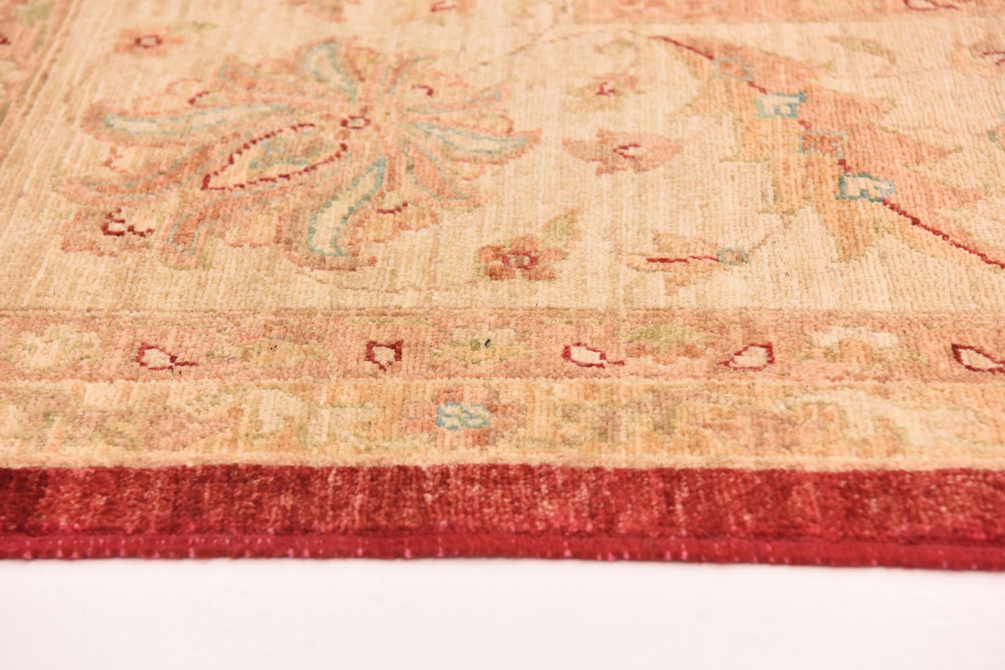 10' 3 x 12' 8 Hand Knotted Peshawar Ziegler Rug