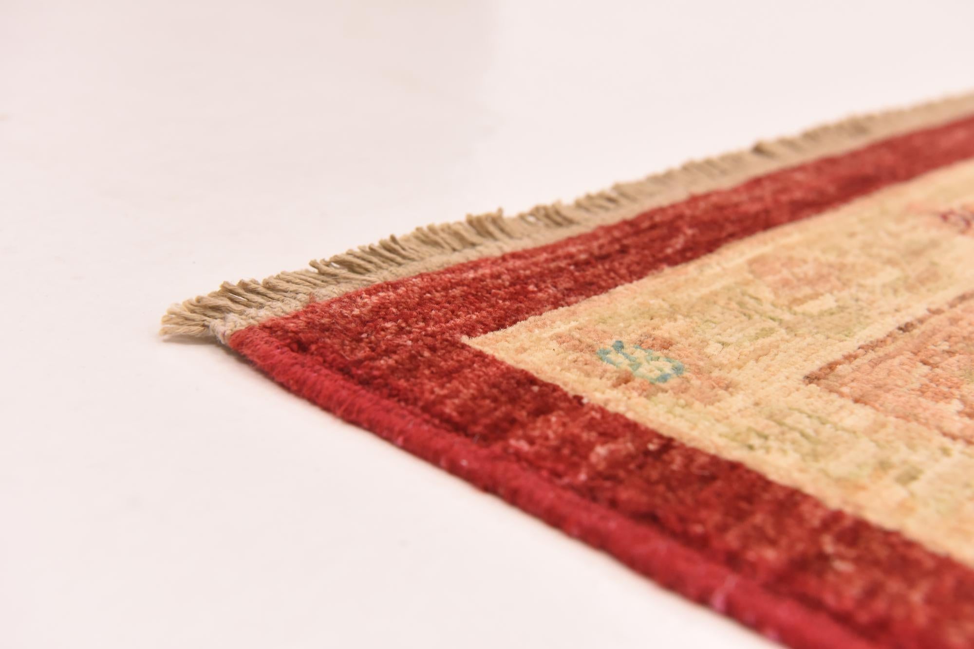 10' 3 x 12' 8 Hand Knotted Peshawar Ziegler Rug