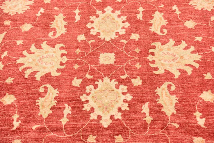 Detail image of 6' 10 x 9' 9 Hand Knotted Peshawar Ziegler Rug