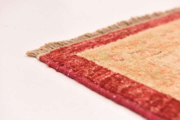 6' 10 x 9' 9 Hand Knotted Peshawar Ziegler Rug