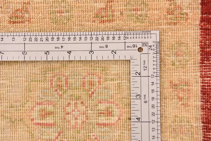 6' 6 x 9' 8 Hand Knotted Peshawar Ziegler Rug