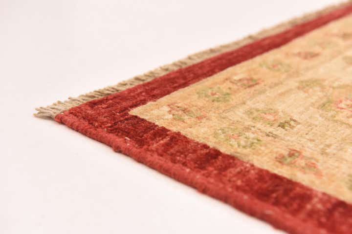 6' 6 x 9' 8 Hand Knotted Peshawar Ziegler Rug