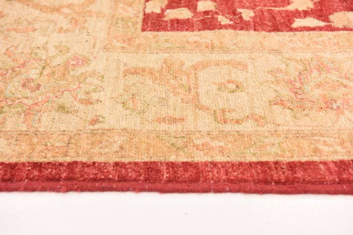 6' 6 x 9' 9 Hand Knotted Peshawar Ziegler Rug