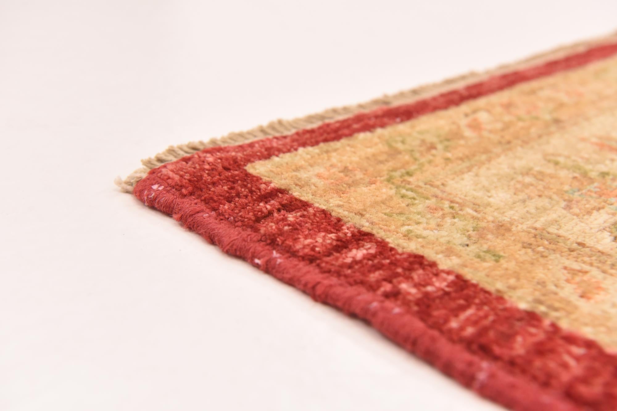 6' 6 x 9' 9 Hand Knotted Peshawar Ziegler Rug