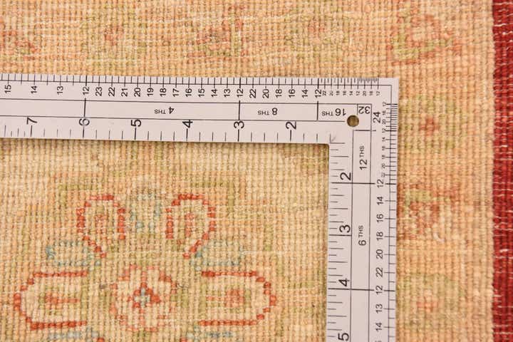 6' 8 x 9' 7 Hand Knotted Peshawar Ziegler Rug