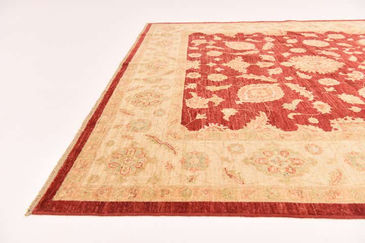 6' 8 x 9' 7 Hand Knotted Peshawar Ziegler Rug