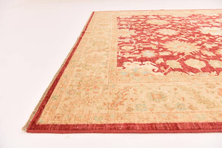 Detail image of 8' 4 x 11' 3 Hand Knotted Peshawar Ziegler Rug