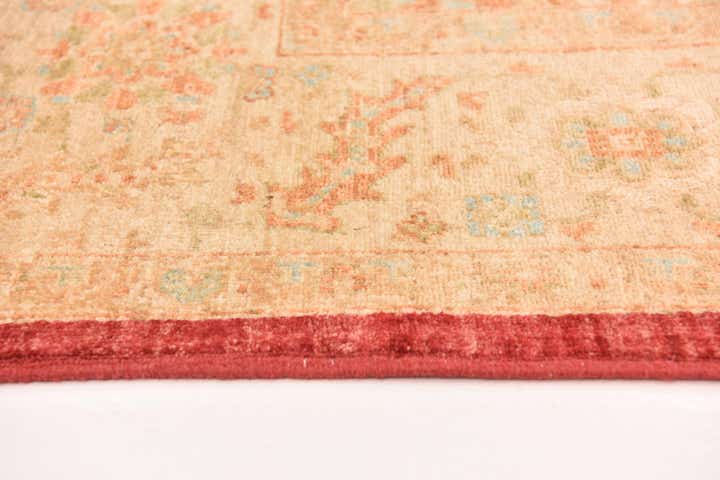 8' 4 x 11' 3 Hand Knotted Peshawar Ziegler Rug