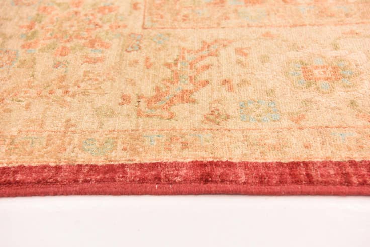 Detail image of 8' 4 x 11' 3 Hand Knotted Peshawar Ziegler Rug