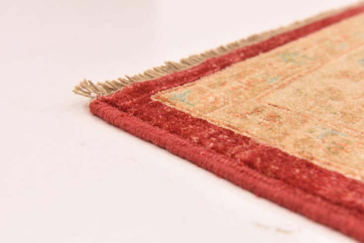 Detail image of 8' 4 x 11' 3 Hand Knotted Peshawar Ziegler Rug