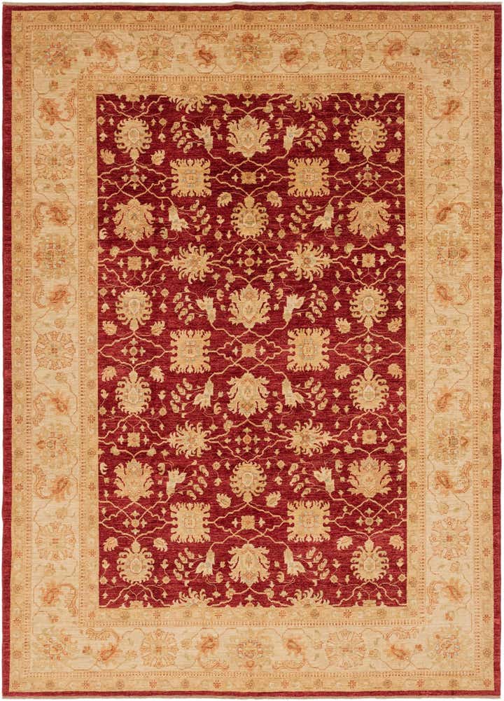 8' 8 x 12' 4 Hand Knotted Peshawar Ziegler Rug