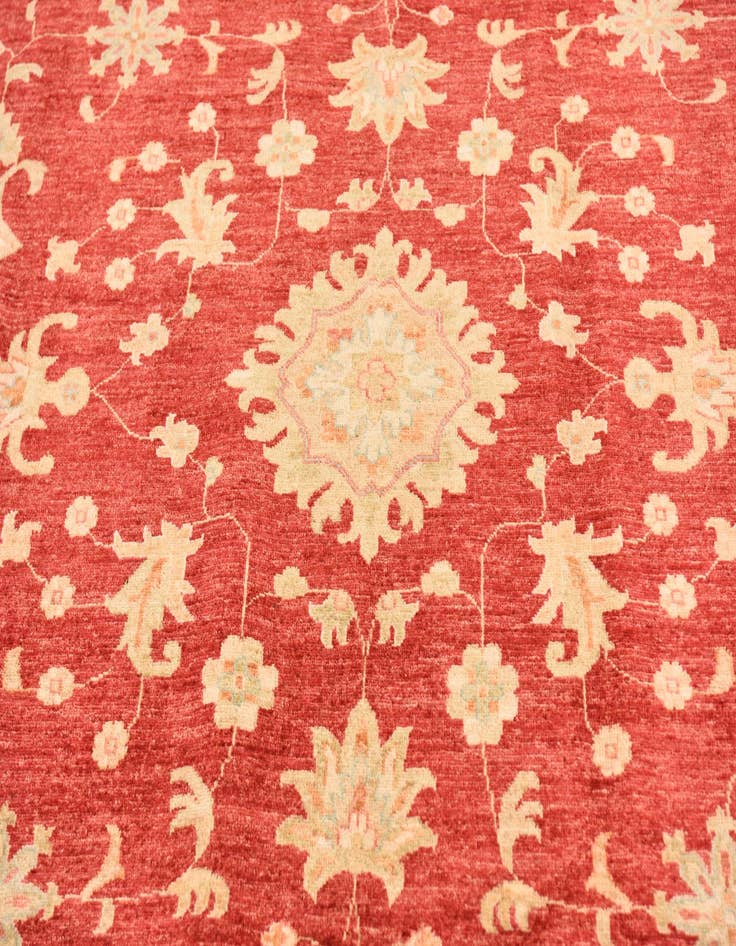 Detail image of 8' 5 x 11'  Hand Knotted Peshawar Ziegler Rug