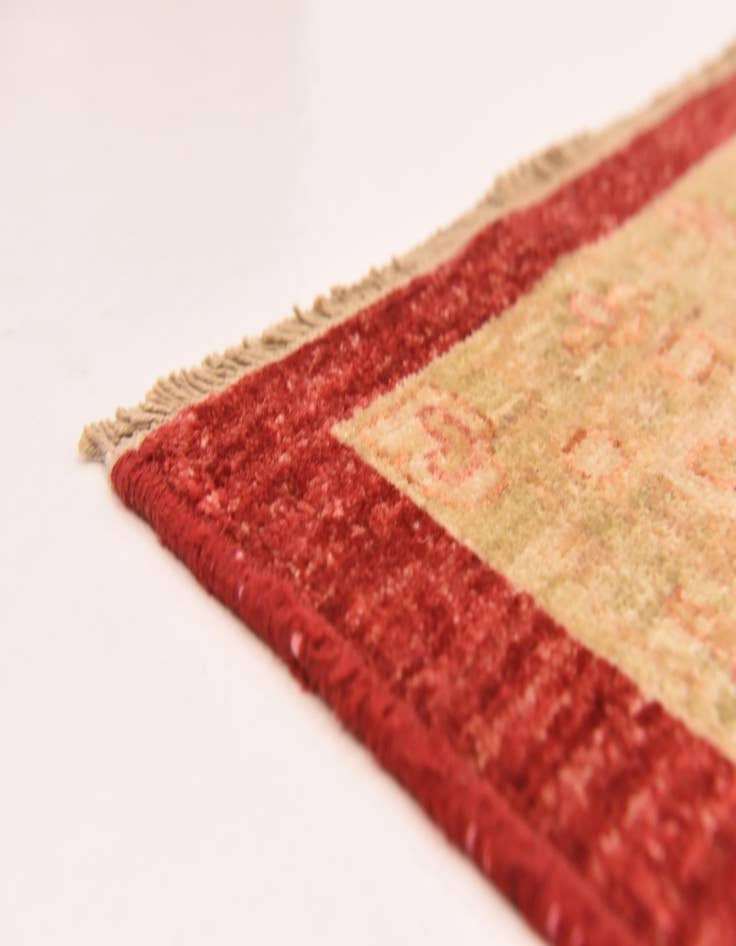 Detail image of 8' 5 x 11'  Hand Knotted Peshawar Ziegler Rug