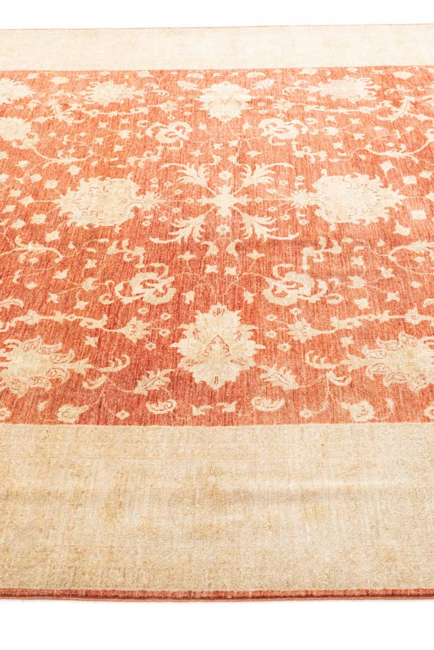Detailansicht von 255cm x 305cm Handgeknüpft Peshawar Ziegler Orientalisch Teppich
