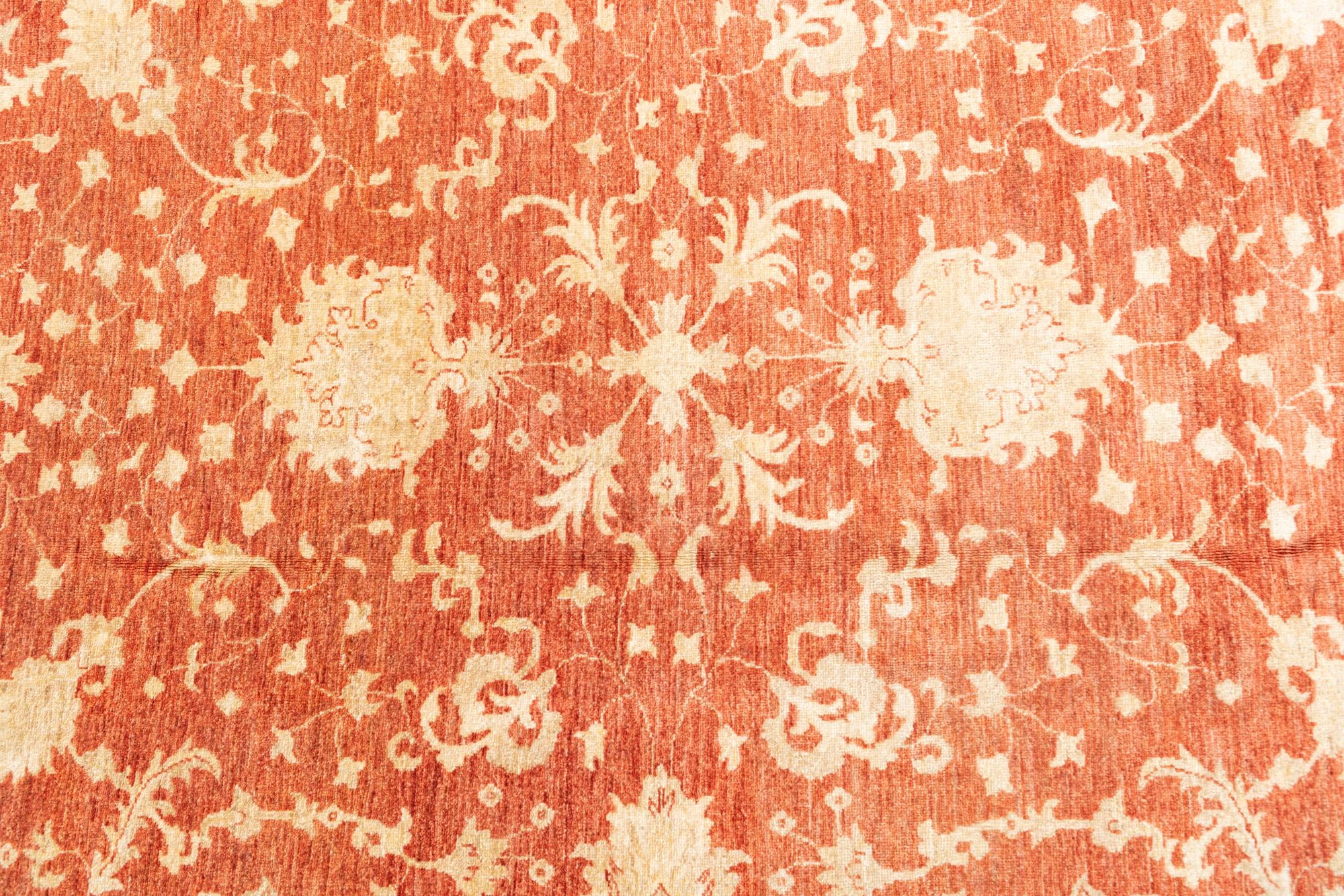 8' 5 x 10' Hand Knotted Peshawar Ziegler Oriental Rug